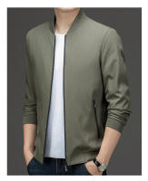 Chaqueta casual para hombre, chaqueta holgada con cuello levantado, impermeable, novedad - details 4
