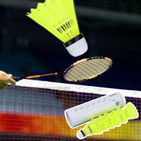 Volantes estables para bádminton, Bolas de plástico duraderas para entrenamiento de bádminton, deportes al aire libre, nailon, novedad - details 3