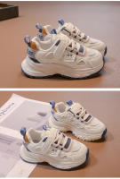 Zapatos de niños 2025 verano nuevos niños de malla transpirable zapatos deportivos medianos y grandes niños niñas moda casual papá zapatos. - details 3