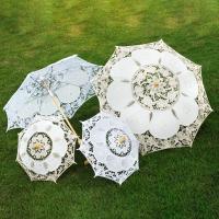 Paraguas de Encaje Vintage para Boda Sombrilla de 29/45cm para Novia, Regalo de Boda, Accesorios para Fotos, Regalo para Niños, Decoración de Fiesta en Casa - details 3