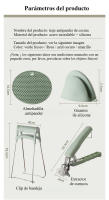 Juegos de Bandejas Antideslizantes de Cocina Estantes de Silicona Multicolor con Ventanas Antipander para Verduras al Vapor - details 7