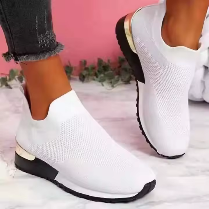 Zapatos Deportivos transpirables informales para mujer, calcetines elásticos, talla grande - 1
