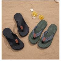 Chanclas de verano para hombre, sandalias con tiras de tela, antideslizantes, sensación de pisar mierda, zapatillas frescas informales para exteriores - details 1