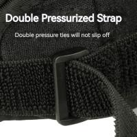 1 par de coderas y rodilleras de nailon para Fitness, coderas y rodilleras de compresión antideslizantes ajustables, Protector de articulaciones resistente al desgaste - details 3