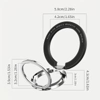 Soporte de Anillo de Teléfono Magnético para Carga Inalámbrica 360° Ajustable Compatible con Apple IPhone 14 13 12 Pro Max/Mini Soporte de Agarre de Anillo Desmontable Producto Electrónico Portátil Dangerous Goods Normal Goods - details 1