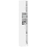 Armario de Baño de Madera Ingeniería Lavadora, Estante, Ducha, Inodoro 32x25,5x190 cm - details 45