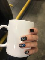 Herramientas de Manicura DIY para Uñas con láminas de Aluminio Glitter Coloridas 3D Pezón Adhesivo Gel UV Pulido Paillette Cubierta Completa Láser - details 11