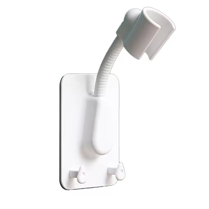 Soporte de Ducha Sin Perforación Impermeable, Carga Fuerte, Ángulo Ajustable para Baño - 1