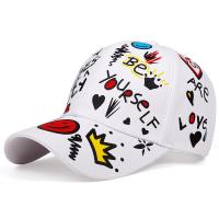 Gorra de béisbol con estampado de letras para hombre y mujer, gorro deportivo con estampado de graffiti, estilo hip hop, unisex - details 5
