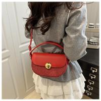 Bolso cruzado de lentejuelas de estilo coreano a la moda, bolso de sillín de Pu de medio círculo, correa ajustable, bolso de hombro de gran capacidad para mujer - details 3
