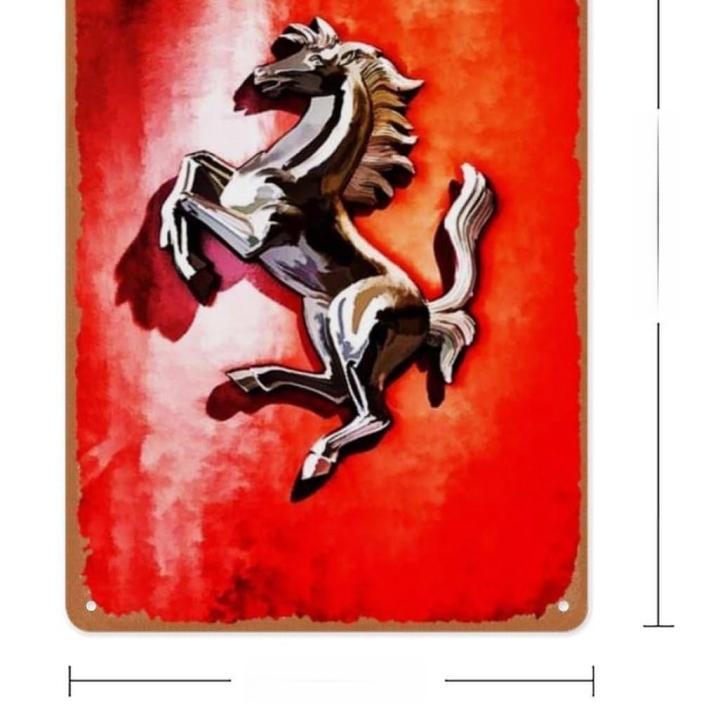 Car Enthusiast Metal Sign - Logo Art -  Classic Muscle Car Wall Art Garage Decor Essential for Petrolheads