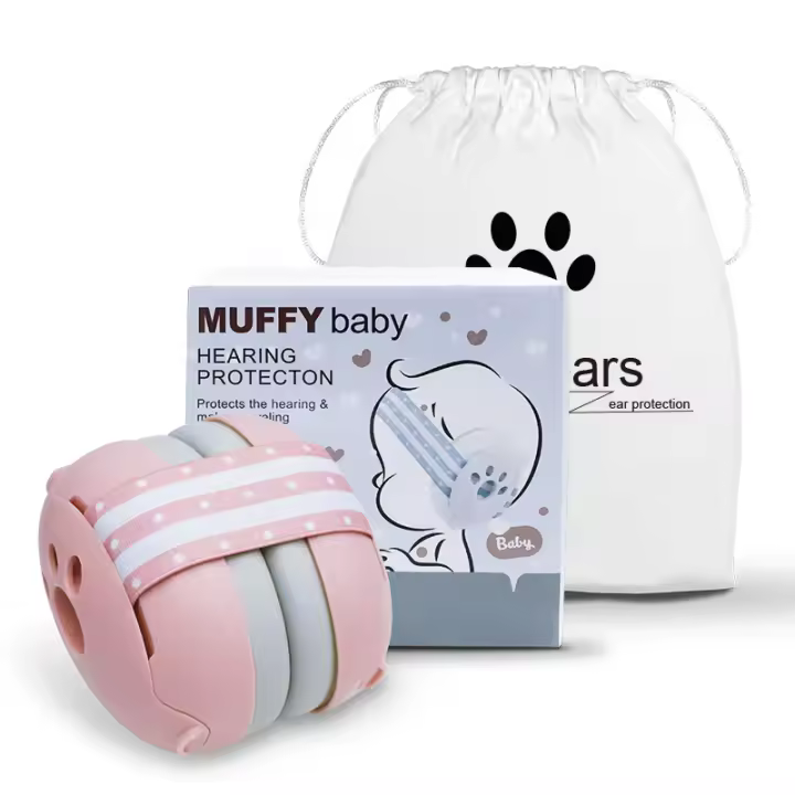 Orejeras de reducción de ruido para bebés y niños pequeños, protección auditiva para bebés, auriculares contra daños auditivos, mejora el sueño - 1