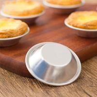 6 uds nuevo molde para horno, molde para tarta de huevo, Mini molde redondo pequeño para hornear, postre de pastelería, taza para tarta de huevo de 7cm - details 8