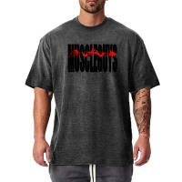 Camiseta deportiva de gran tamaño para hombre, camisa de manga corta de algodón para culturismo, hip-hop, moda de verano - details 5