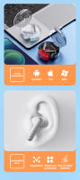 Lenovo-auriculares inalámbricos LP10 TWS, cascos con Bluetooth 5,2, estéreo Dual, reducción de ruido, bajos, Control táctil, modo de reposo largo, originales, nuevos - details 13