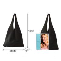 Bolso De Hombro Vintage Tejido Con Agujeros Para Mujer Gran Capacidad Bolso De Compras Bohemio Veraniego Para Playa Y Viajes - details 30