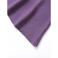 Vestidos cortos de punto estilo patinadora para mujer, cuello redondo, manga asimétrica con pliegues, línea A, primavera 2025 - details 8