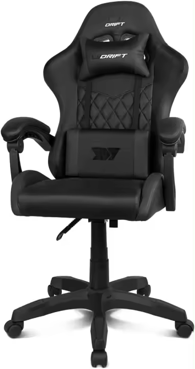 Gaming Profesional, reposabrazos Acolchados, pistón Clase 3, Base Nylon Reforzada, Asiento basculante, Altura Regulable, cojín Lumbar y Cervical, Color Negro/Rosa - 1