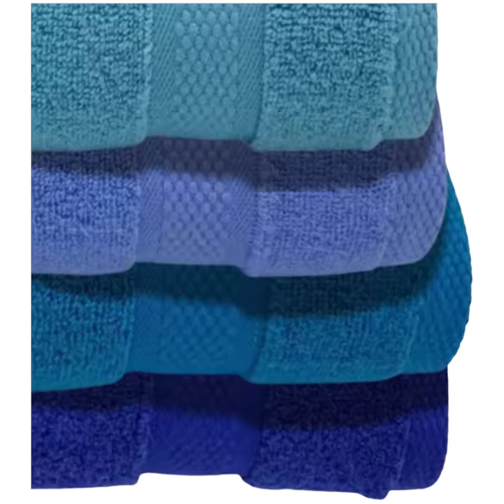 Toalla de baño de algodón premium Suave, absorbente, tocadora, 550g Disponible en blanco, perla, rosa, celeste - 1