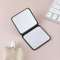 Mini espejo de mano de superficie lisa, espejo de maquillaje portátil cuadrado, espejo de bolsillo compacto de doble cara para mujer - details 11