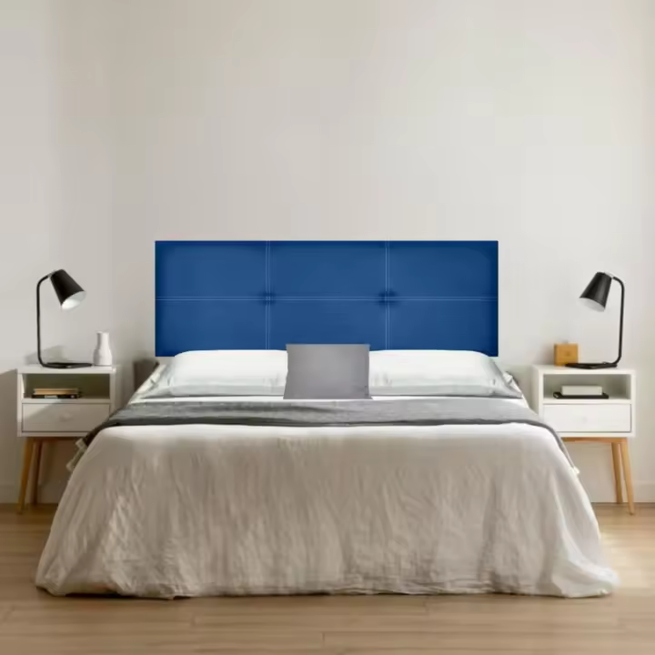 Taburete de Cama de Doble Costura y Acolchado Altura de 50cm Color Beige - 1
