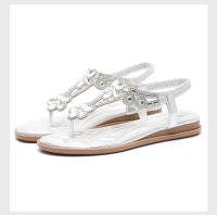 Sandalias de Imitación Tachón Grande Yasirun Punta Redonda Estilo Coreano Comodidad Bohemia para Mujeres Verano - details 1