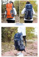 Bolsa de viaje para montañismo al aire libre, diseño reflectante nocturno, nailon, impermeable, resistente al desgaste - details 15