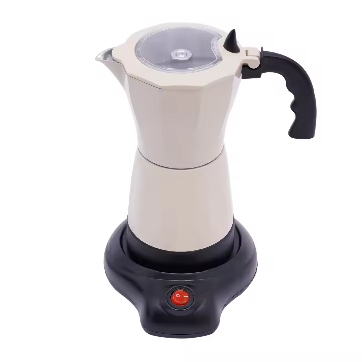 Cafetera mocha coffee maker Material Acrílico con base, adecuada para 6 tazas de café expreso italiano, olla Mocha de 300 ml - 1
