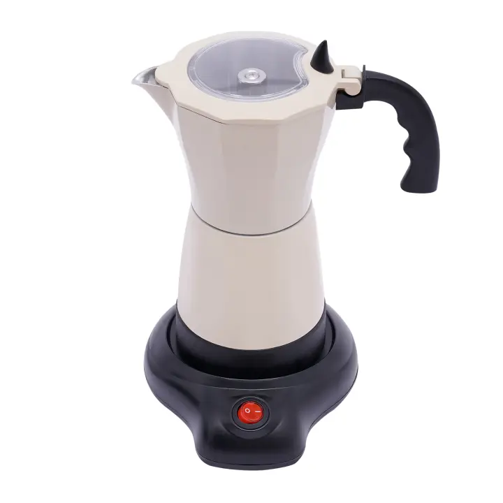 Cafetera mocha coffee maker Material Acrílico con base, adecuada para 6 tazas de café expreso italiano, olla Mocha de 300 ml - 1