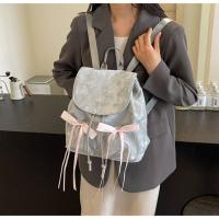 Kajenu-mochila con lazo de lona de nailon para mujer, bolso de viaje de gran capacidad, tendencia de moda, nicho coreano - details 22