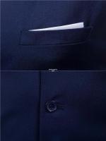 2019 nuevos hombres Slim Fit otoño chaleco de un solo pecho estilo coreano ropa Casual bolsillo falso para una silueta más delgada - details 3