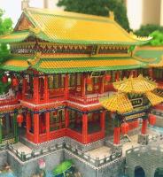 Modelo MMZ, rompecabezas de Metal 3D, modelo del antiguo palacio de verano, kits de arquitectura china antigua, juguetes modelo para ensamblar DIY para niños - details 15