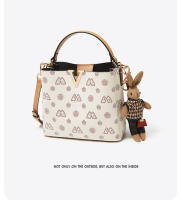 FOXER-Bolso cruzado de cuero sintético para mujer, bandolera con estampado de cubo - details 31