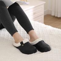 Zuecos clásicos forrados de piel para hombre y mujer, zapatos de jardín impermeables, zapatillas peludas de Casa cálidas para interiores y exteriores, Invierno - details 15