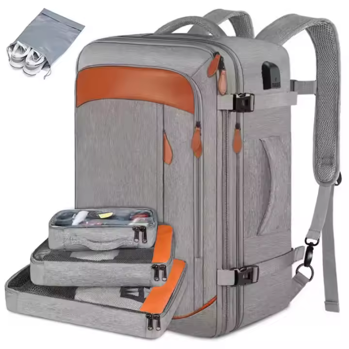 Nueva mochila de ordenador impermeable multifuncional para hombres, mochila de negocios de gran capacidad, bolsa de viaje de negocios de ocio - 1