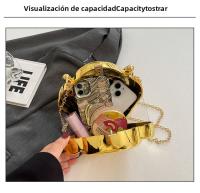 Cadena flor acrílico bolsos de las mujeres 2025 nuevos bolsos de hombro de nicho europeo y americano con cuentas cena portátil bolsos de las mujeres - details 5
