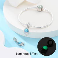 Pulsera de Mar de Metal 925 Diseño de Toruga Marina Accesorios de Joyería DIY - details 3