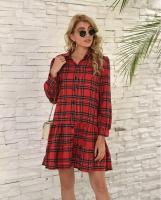 Elegante Vestido Vestido de Manga Larga para Mujer Curvy, Elástico, Bonito Moda de Moda - details 4