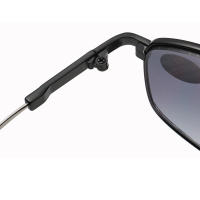 Gafas de sol de lectura bifocales con doble puente, lentes grises con memoria elástica, cómodas, protección UV + 0,75 a + 4 - details 7