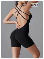 Miml - Conjunto de yoga de una pieza para mujer, body deportivo sin espalda, sujetador de glúteos mejorado, mono corto para gimnasio y fiesta - details 13