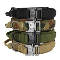 Collar táctico duradero para perro, Correa militar ajustable para mascotas, accesorios de entrenamiento para perros medianos y grandes, Pastor Alemán - details 2