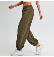 Otoño Invierno nuevos pantalones deportivos de cintura alta Modal suave Jogger correr entrenamiento suelto Casual Fitness pantalones largos - details 32