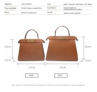 Bolso De Mano De Piel Auténtica para Mujer, Bolso De Hombro, 100% - details 2