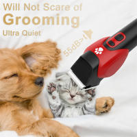 SOLIMPLA-cortadora de pelo profesional para perros y gatos, cortador de pelo con hoja de cerámica recargable, bajo nivel de ruido - details 1