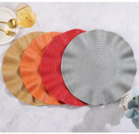 Juego de 6 Manteles de Mesa Redondos con Diseño Tejido Resistentes al Calor, Lavables, Antideslizantes para Mesa de Comedor - details 12
