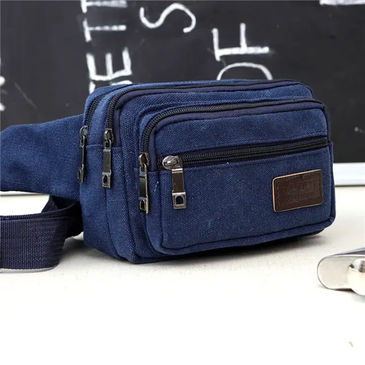 Riñonera de Moda para Hombres y Mujeres Bolso Informal Grande para Cinturón de Teléfono - 1