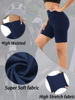 Pantalones Cortos De Ciclista De Cintura Alta Para Mujeres, Súper Suaves Y No Transparentes Para Hacer Ejercicio, Correr Y Practicar Yoga, Ropa Deportiva Para Mujeres - details 8