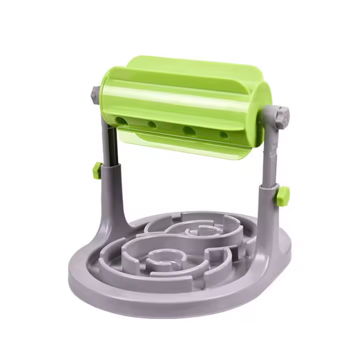 Dispensador de comida lenta para mascotas, juguete de altura ajustable, alimentador interactivo de rompecabezas para perros pequeños y medianos - 1