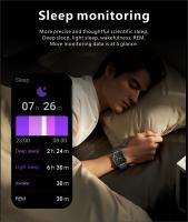 2025 Nuevo Qx11 Smartwatch Hombres Mujer Bluetooth Llamada SOS Asistente de voz Recordatorio de larga duración Levantar las manos y iluminar la pantalla Compatible con Android IOS Smartwatch - details 9