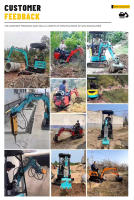 Las excavadoras pequeñas son más prácticas maquinaria de construcción vendida con garantía - details 6